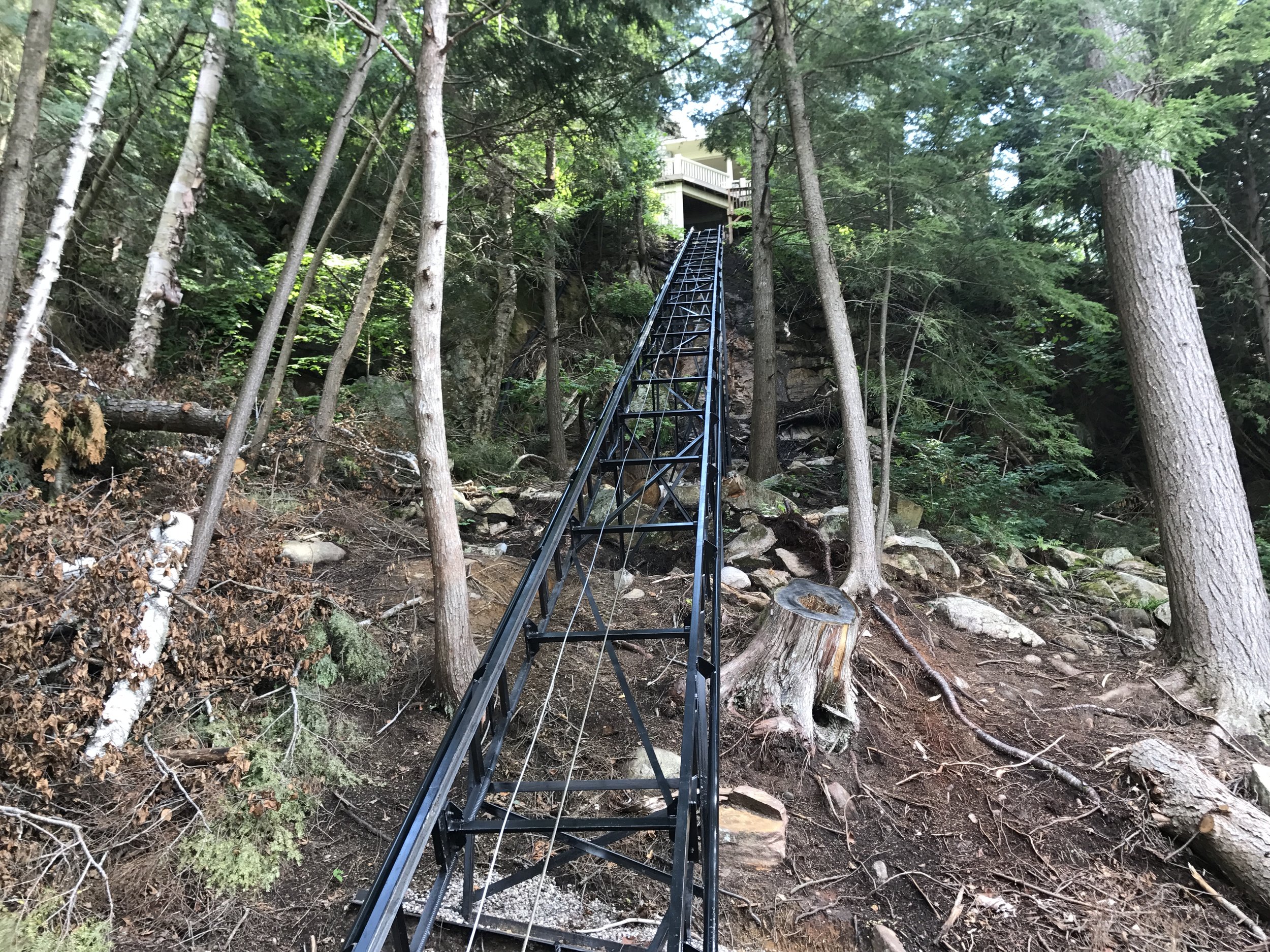 Lift 74 construction or installation photograph